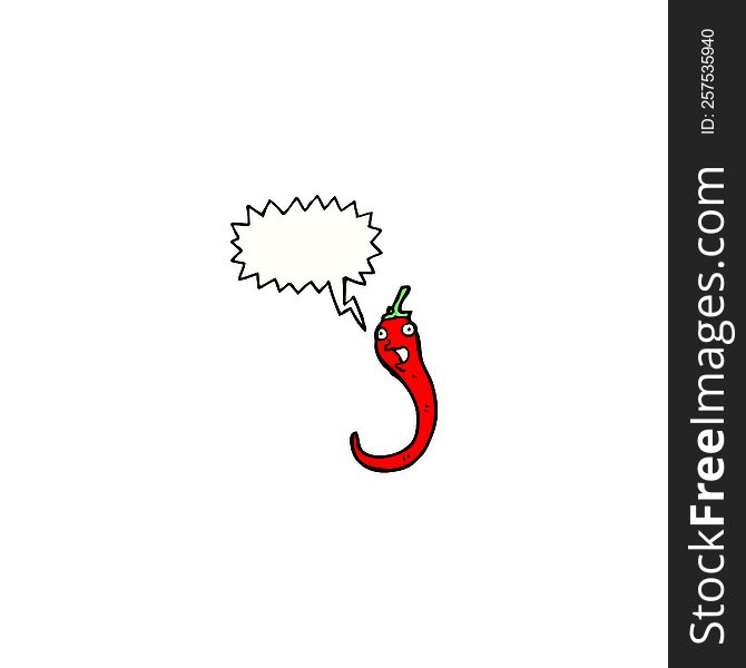 Chili Pepper Cartoon