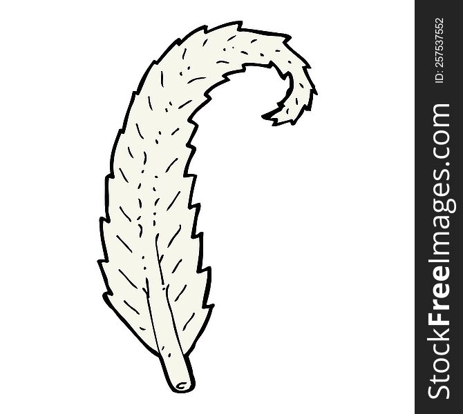 cartoon feather