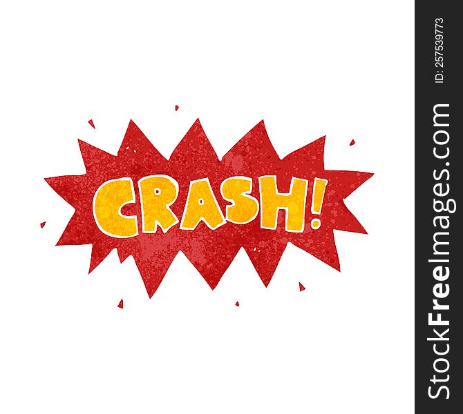 cartoon comic book crash symbol