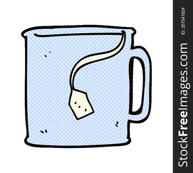 Cartoon Mug Of Tea