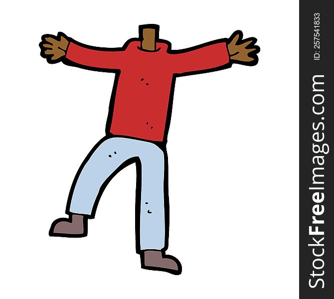 cartoon male gesturing body (mix and match cartoons or add own photo