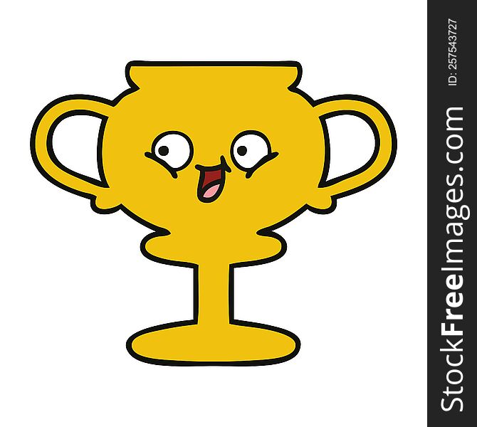 Cute Cartoon Trophy