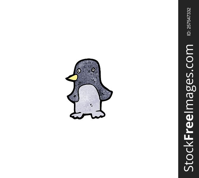 funny cartoon penguin