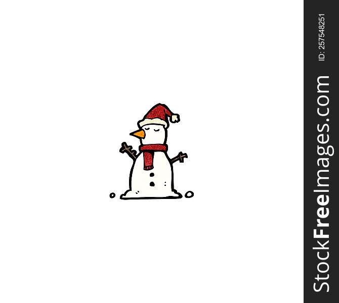 Cartoon Snowman