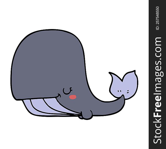 cartoon whale