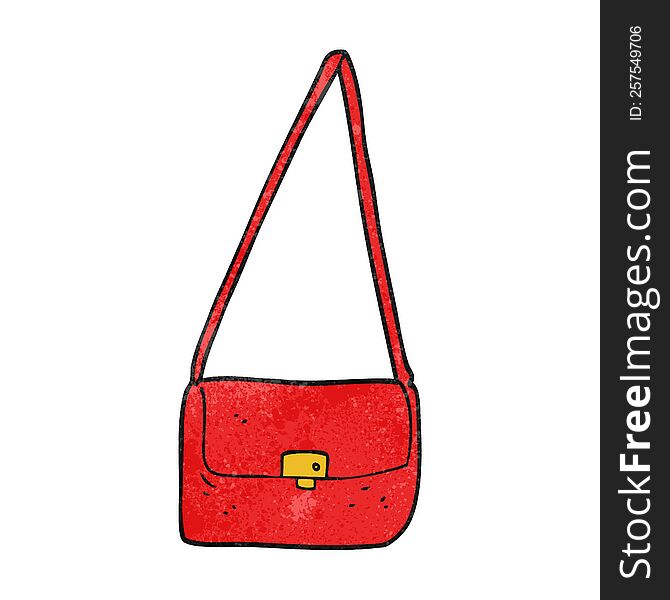 textured cartoon handbag