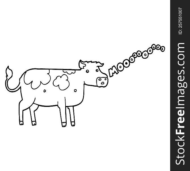 cartoon cow