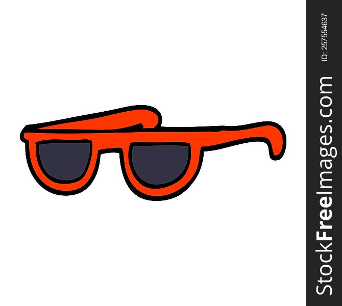cartoon doodle cool sunglasses