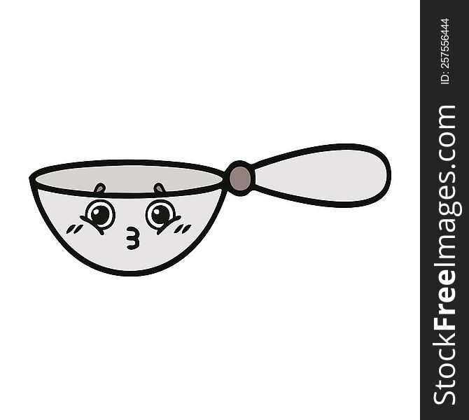 cute cartoon measuring spoon