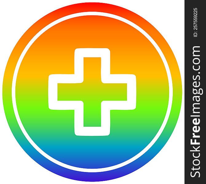 addition with rainbow gradient finish circular icon with rainbow gradient finish. addition with rainbow gradient finish circular icon with rainbow gradient finish