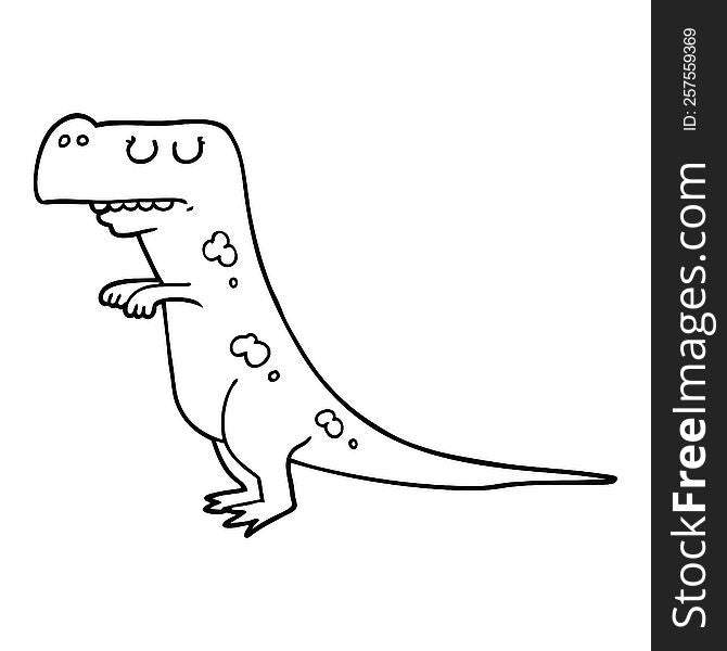 cartoon dinosaur