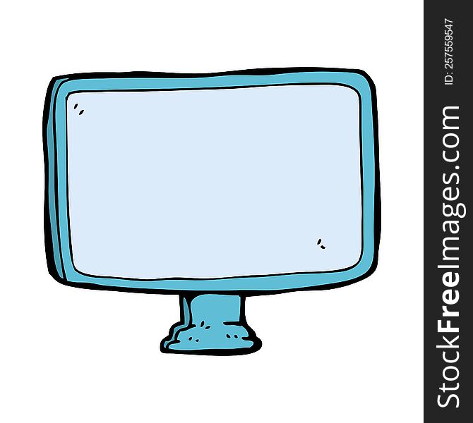 Cartoon Computer Screen