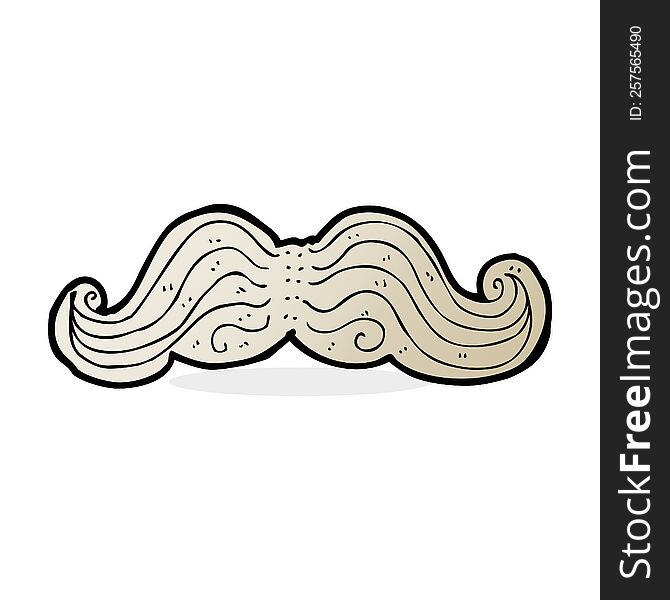 cartoon mustache