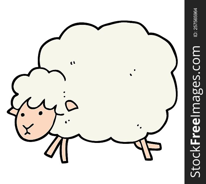 cartoon sheep