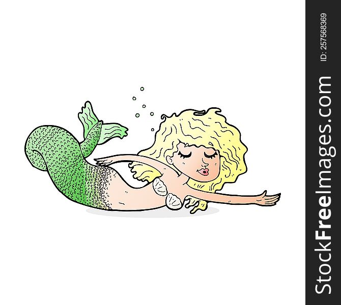 Cartoon Mermaid