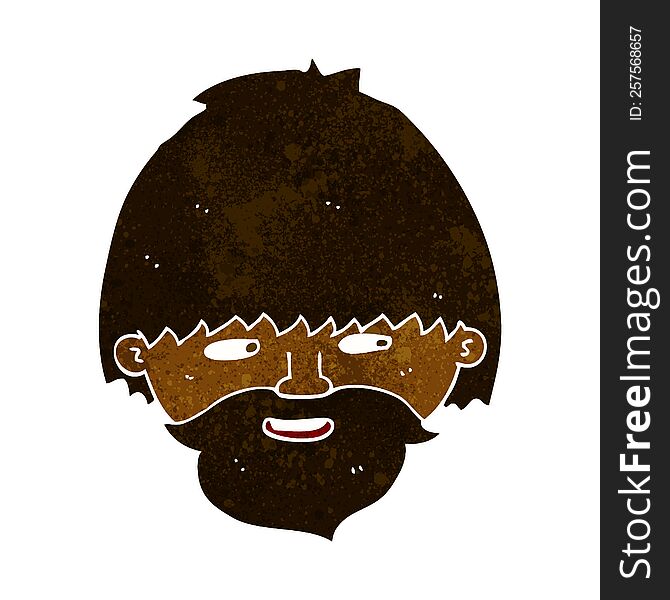 Cartoon Bearded Man