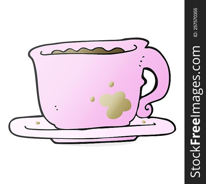 Cartoon Cup Of Coffee