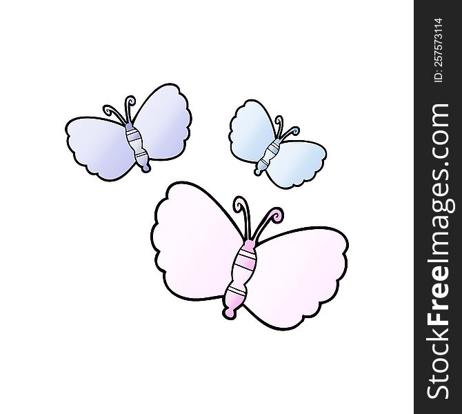 cartoon butterflies. cartoon butterflies