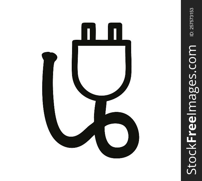 electrical plug icon symbol