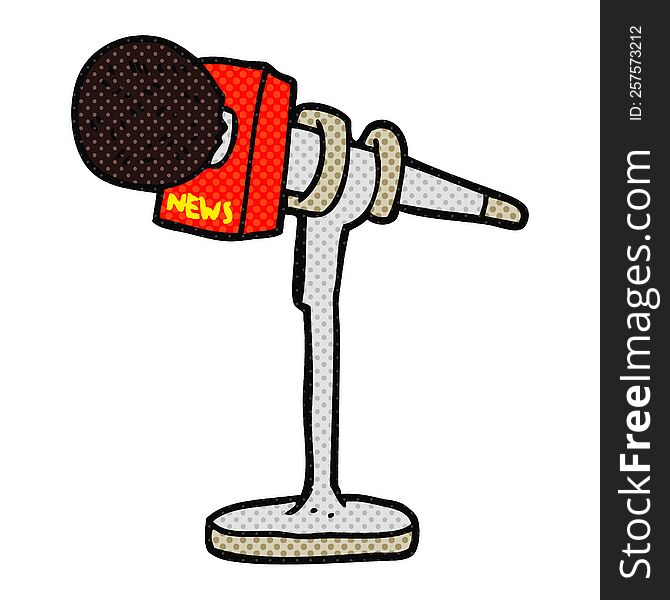 Cartoon Microphone