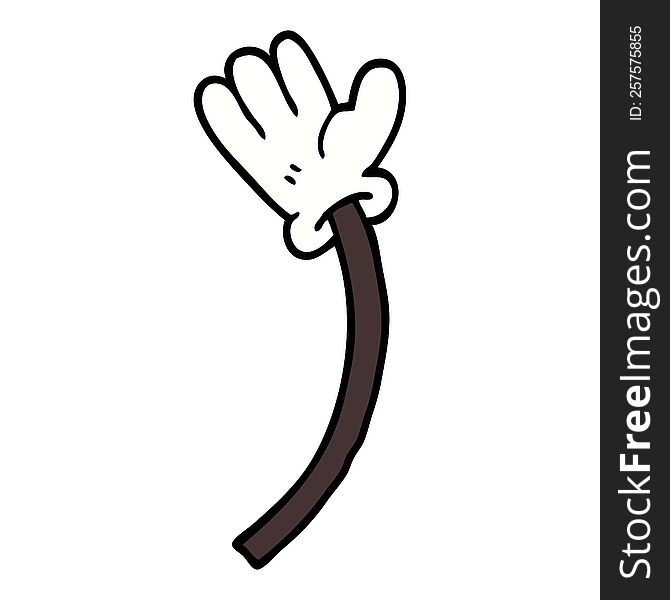 Cartoon Doodle Of A Hand Gesture