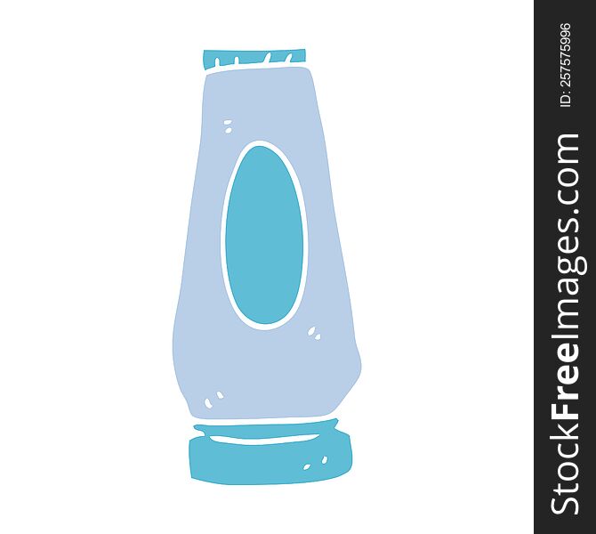 flat color illustration of lotion. flat color illustration of lotion