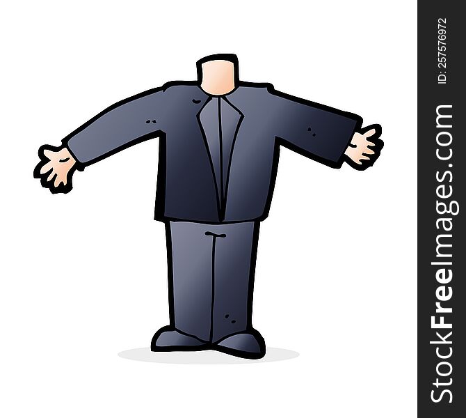 cartoon body in suit (mix and match cartoons or add own photos