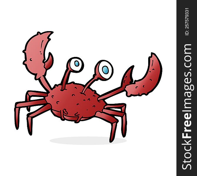 Cartoon Crab