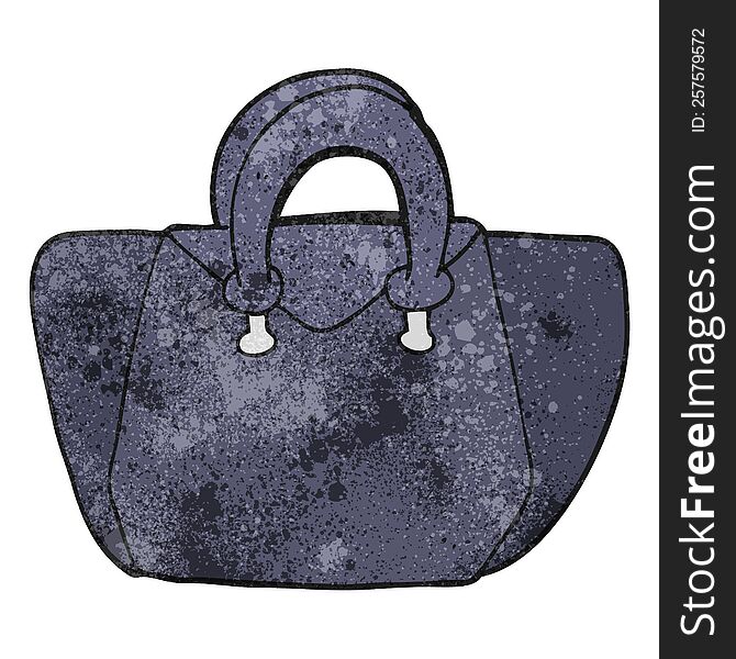 textured cartoon handbag