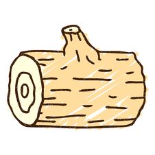 Free Log Chalk Drawing Stock Images - 257582674