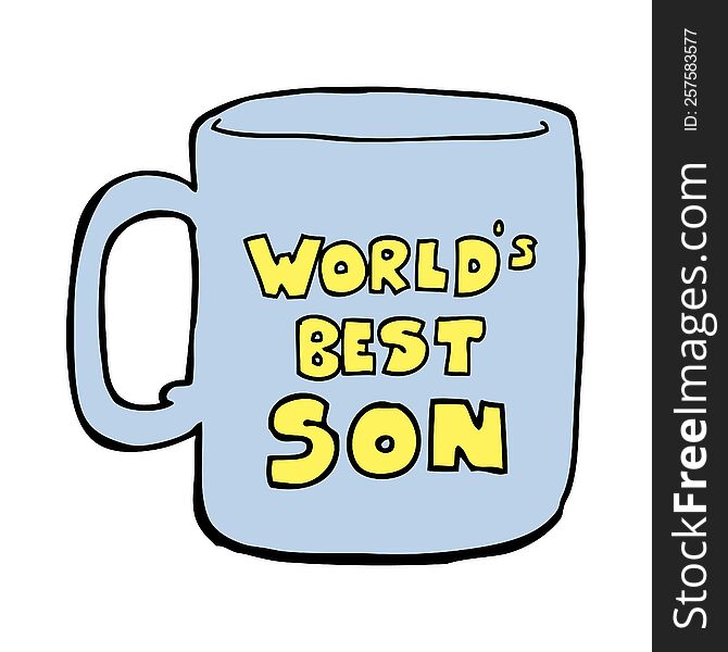 worlds best son mug