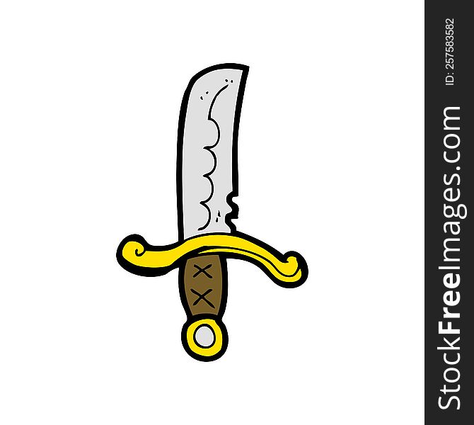 cartoon sword