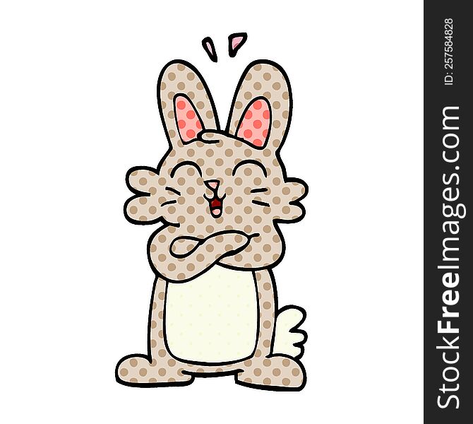 Cartoon Doodle Cute Bunny