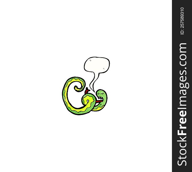 Hissing Snake Cartoon