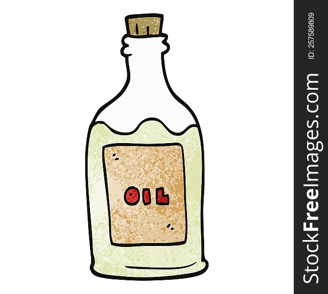 cartoon doodle olive oil