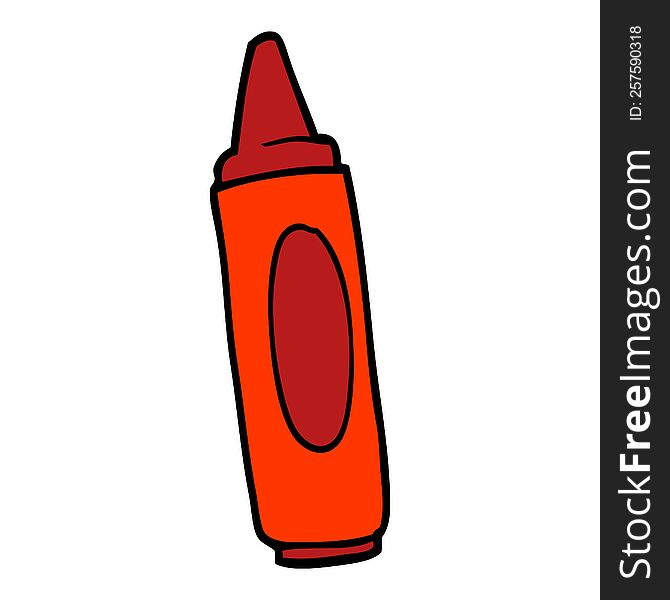 Cartoon Doodle Coloring Crayon