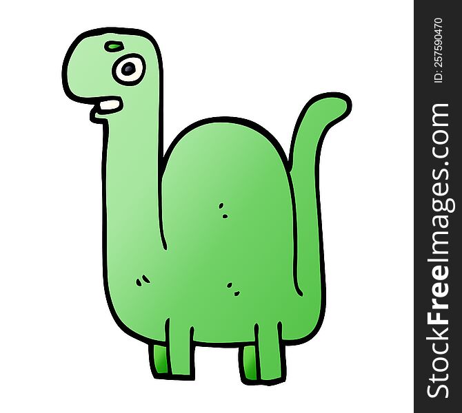 cartoon doodle prehistoric dinosaur