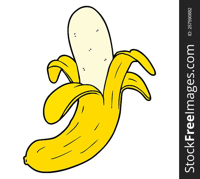 cartoon banana. cartoon banana