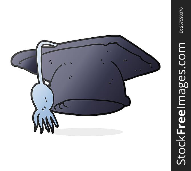 cartoon graduation cap