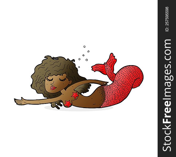 Cartoon Mermaid