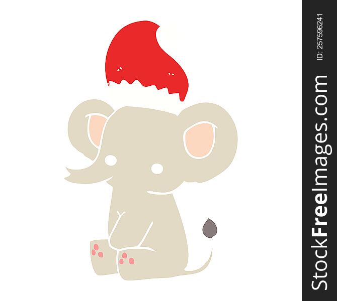 Cute Christmas Elephant