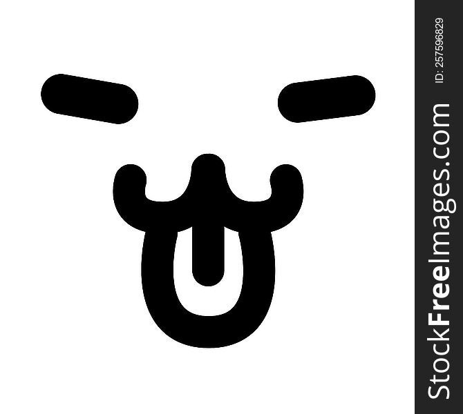 cute cat face icon