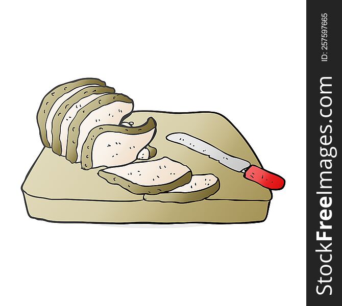 cartoon sliced bread