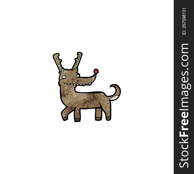 cartoon reindeer