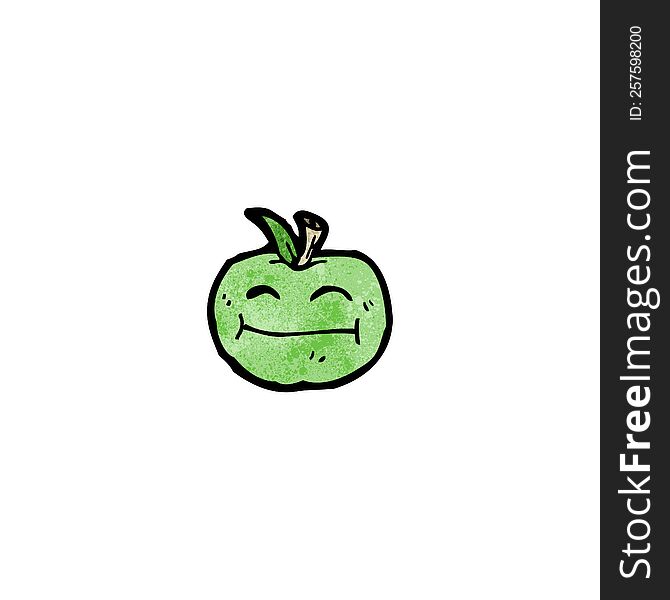 apple cartoon character