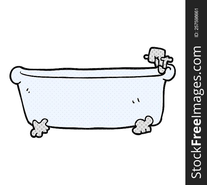 cartoon bath