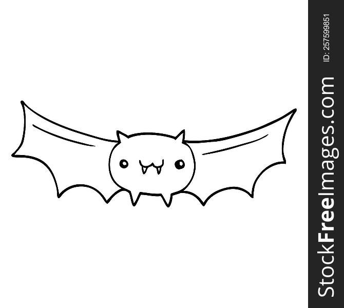 cartoon vampire bat