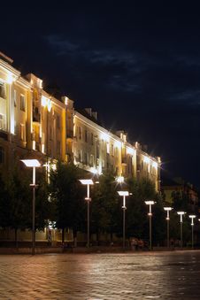 City Balashikha Night Stock Photos City Balashikha Night Stock Photos