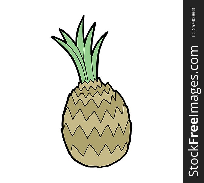 cartoon pineapple