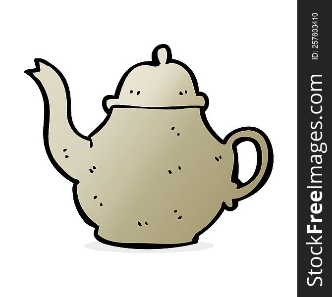 cartoon teapot